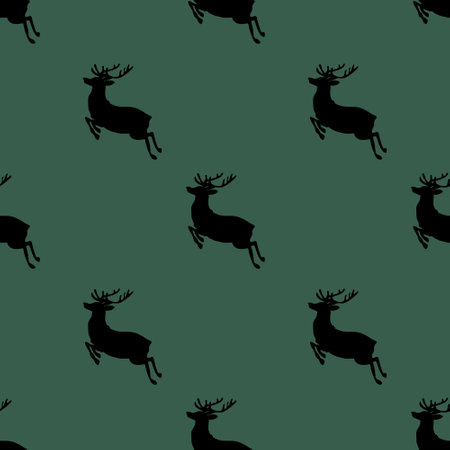 Christmas seamless pattern background. Vector illustration.のイラスト素材