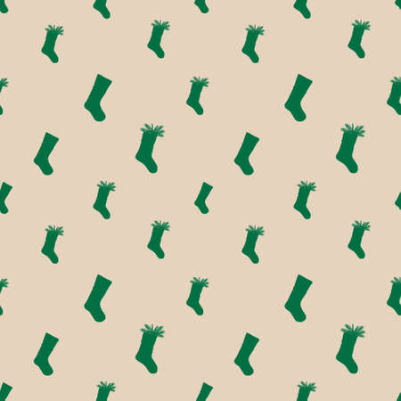 Christmas seamless pattern background. Vector illustration.のイラスト素材