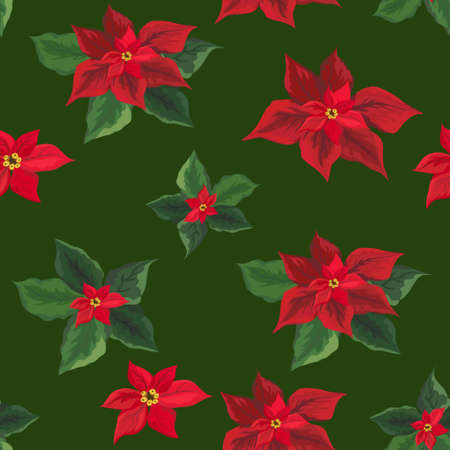 Christmas seamless pattern background. Vector illustration.のイラスト素材
