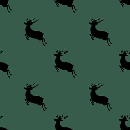 Christmas seamless pattern background. Vector illustration.のイラスト素材