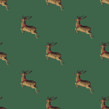 Christmas seamless pattern background. Vector illustration.のイラスト素材