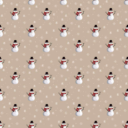 Christmas seamless pattern background. Vector illustration.のイラスト素材