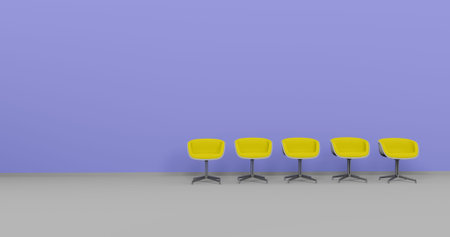 waiting room yellow chairs