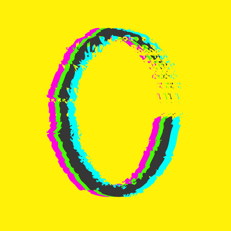 Creative vector shape with egg silhouette in center on bright color.のイラスト素材