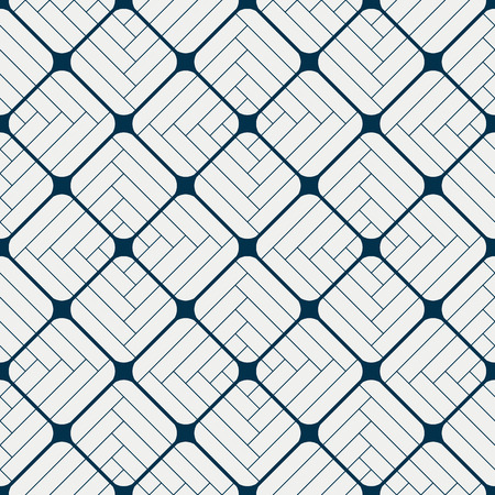 Vector seamless pattern. Modern stylish texture. Geometric ornament with linear rhombusesのイラスト素材