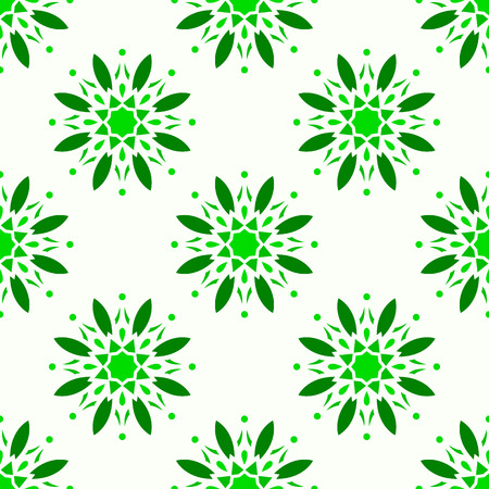 Seamless ornamental symbols pattern. Abstract vector backgroundのイラスト素材