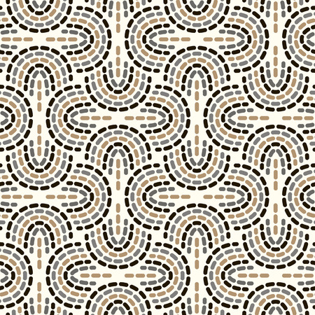 Vector seamless pattern. Modern stylish texture. Repeating geometric background.のイラスト素材