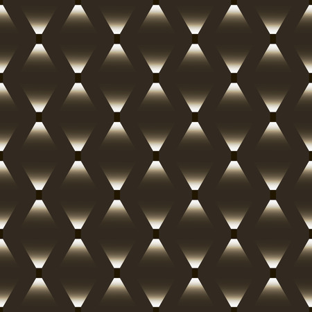 Seamless abstract vector pattern with light effect. Repeat geometric backgroundのイラスト素材