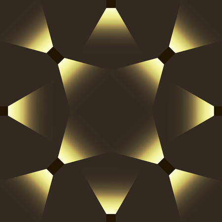 Seamless abstract pattern with light effect.のイラスト素材