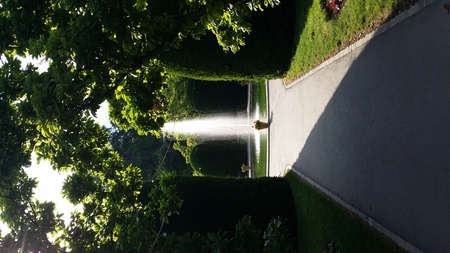 Fountain gardenの写真素材