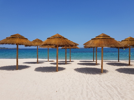 Sunshade Beachの写真素材