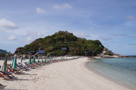 On the beachの写真素材
