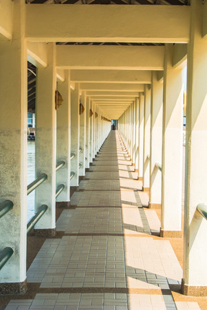 Texture walkway to the pier .の写真素材