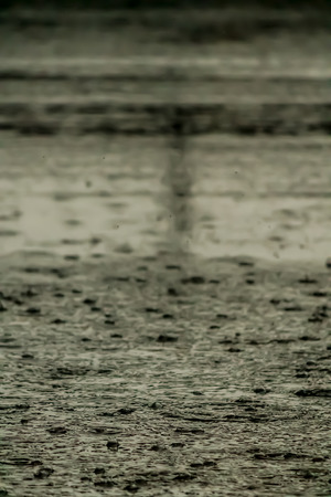 Abstract background rain drop on the road.の写真素材