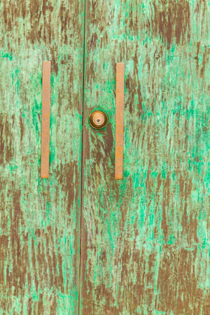 Detail old copper door.の写真素材