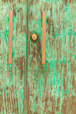 Detail old copper door.の写真素材