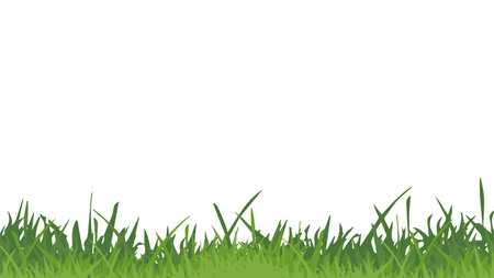 Simple Grass Field Line Materialのイラスト素材