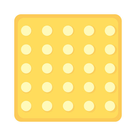 Blocks for guiding the visually impaired.のイラスト素材