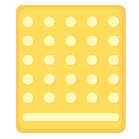Blocks for guiding the visually impaired.のイラスト素材