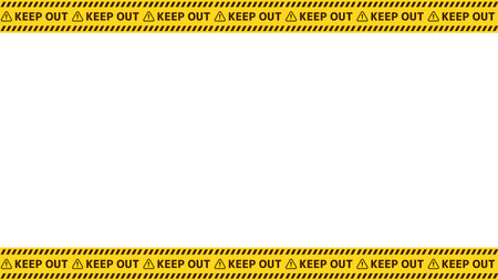 Framing material for No Trespassing Tapeのイラスト素材