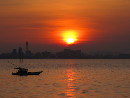 Sunrise in the morningの写真素材