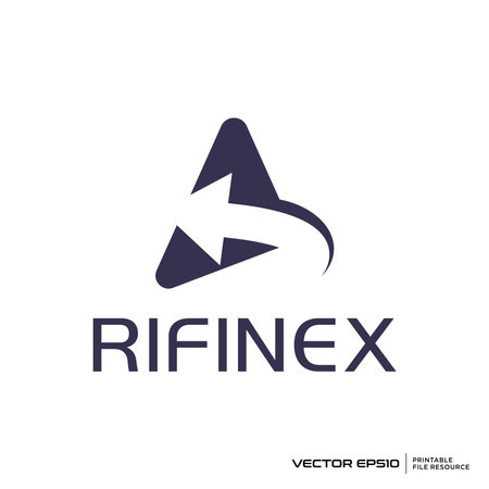 Arrow technology logo vector illustrationのイラスト素材