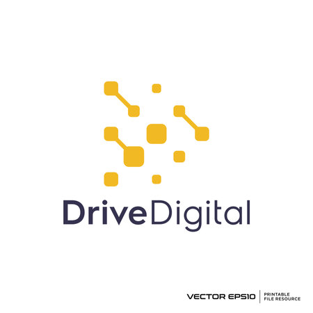 Connect technology logo vector illustrationのイラスト素材