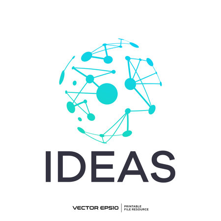 Connection technology logo vector illustrationのイラスト素材