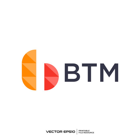 Letter B logo vector illustrationのイラスト素材