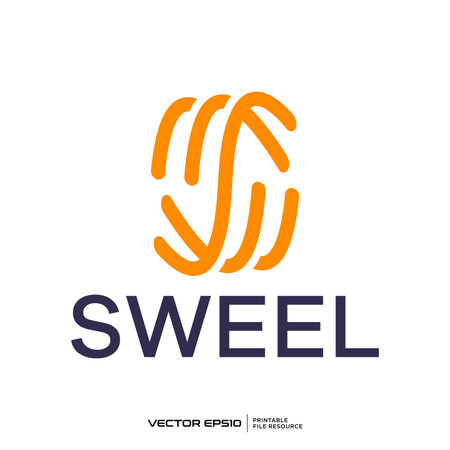 Letter S logo vector illustrationのイラスト素材