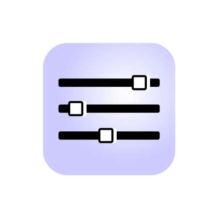 Settings icon, options symbol for web and mobile appのイラスト素材