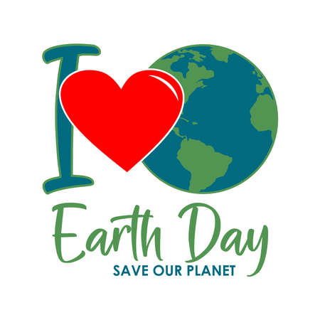 Happy Earth Day Banner/ Illustration of a happy earth day banner, for environment safety celebrationのイラスト素材