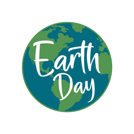 Happy Earth Day Banner/ Illustration of a happy earth day banner, for environment safety celebrationのイラスト素材