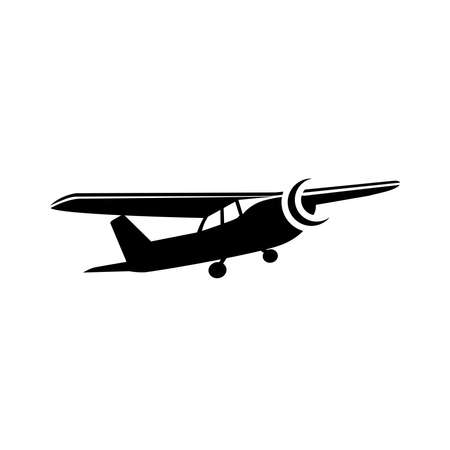 Plane icon vector, solid illustration, pictogram isolated on whiteのイラスト素材