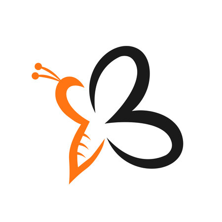 Beauty Butterfly Logo Design. Modern Idea logos designs Vector illustration templateのイラスト素材