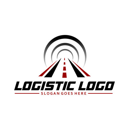 Logistic transport logo  used for logistics transport companiesのイラスト素材