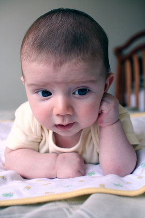 Thoughtful baby