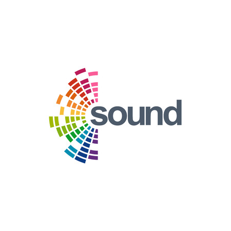 sound logo designのイラスト素材