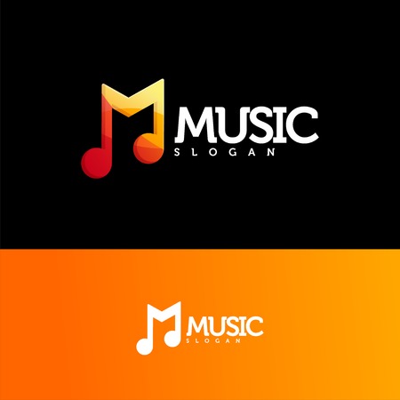 music logo design ready to useのイラスト素材