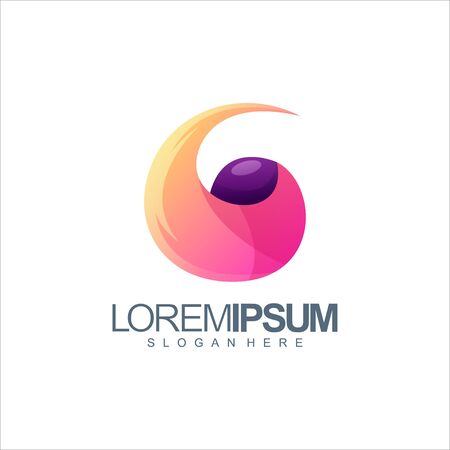 abstract logo design vector illustrationのイラスト素材