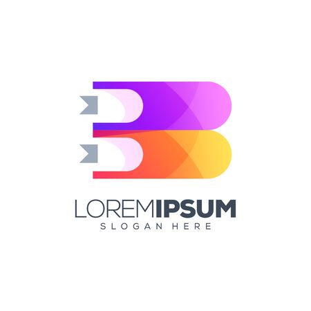 book logo design vector illustrationのイラスト素材