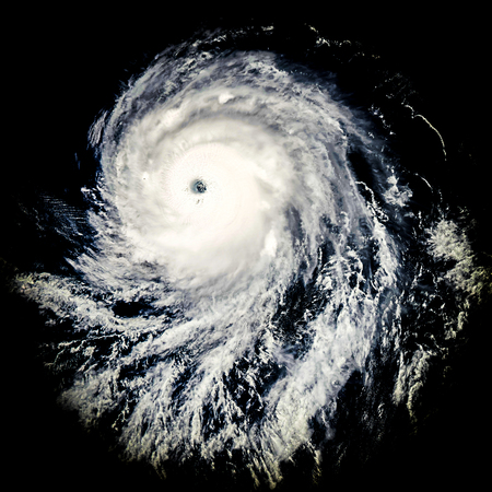 Global storm isolated space vortex.の写真素材