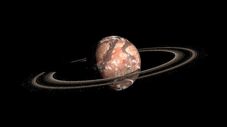 Fantasy Alien Exo Planet isolated galaxy spaceの写真素材