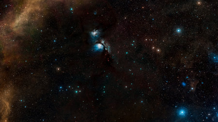 Background 5k image was made by telescope