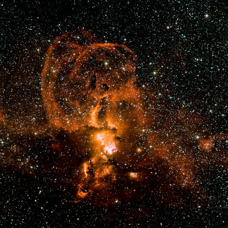 Stars nebula, beautiful and colorfull explosive in spaceの写真素材