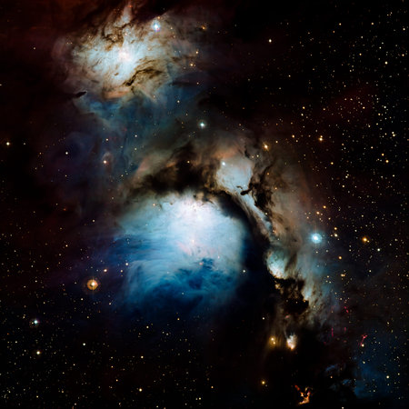Stars nebula, beautiful and colorfull explosive in space