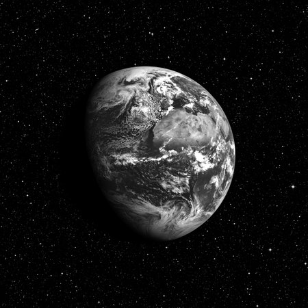 Planet Earth from space.