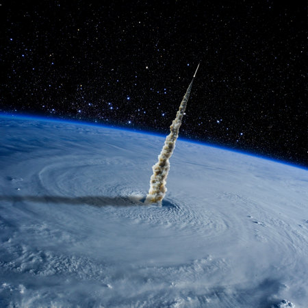 Planet Earth from space. Elements of this image furnished by NASA