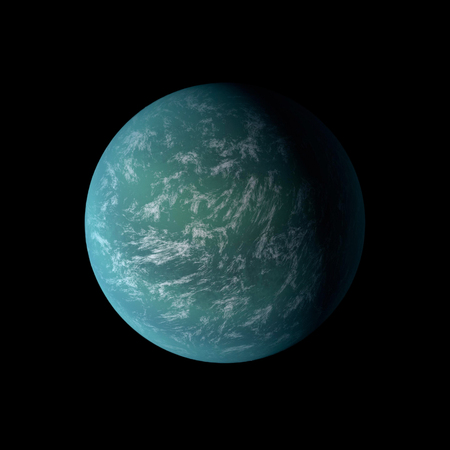 Fantasy Alien Exo Planet isolated galaxy spaceの写真素材