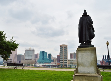 Baltimore downtown  の素材